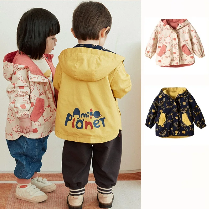 Children's Jacket 2025 Autumn/Winter New Printed Fashion Warm Boys' Windproof Jacket Pure Cotton Pink Girls' Double sided Jacket
Children's Jacket 2025 Autumn/Winter New Printed Fashion Warm Boys' Windproof Jacket Pure Cotton Pink Girls' Double sided Jacket
