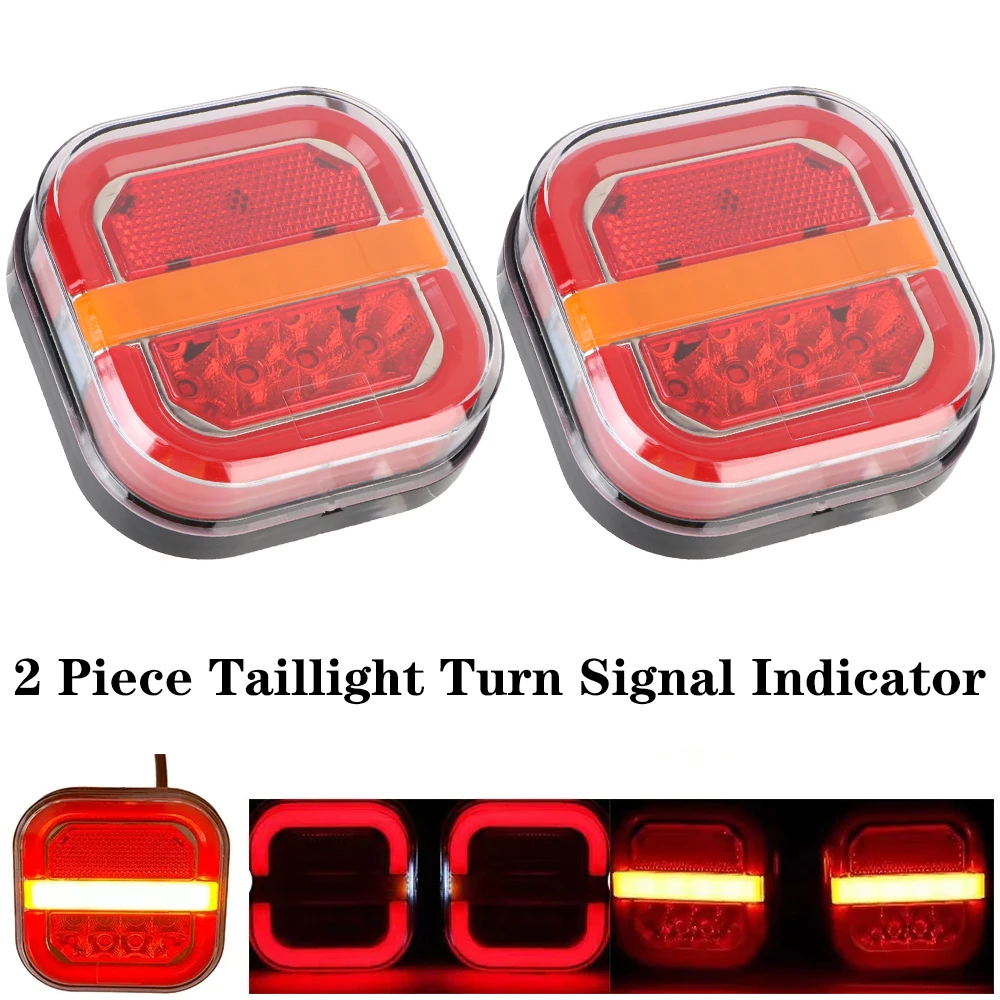 Square Car Tail Lamp License Plate Lamp for Truck UTV ATV Van Car Accessories Taillight Turn Signal Indicator 28 LED 12V 24V
Square Car Tail Lamp License Plate Lamp for Truck UTV ATV Van Car Accessories Taillight Turn Signal Indicator 28 LED 12V 24V