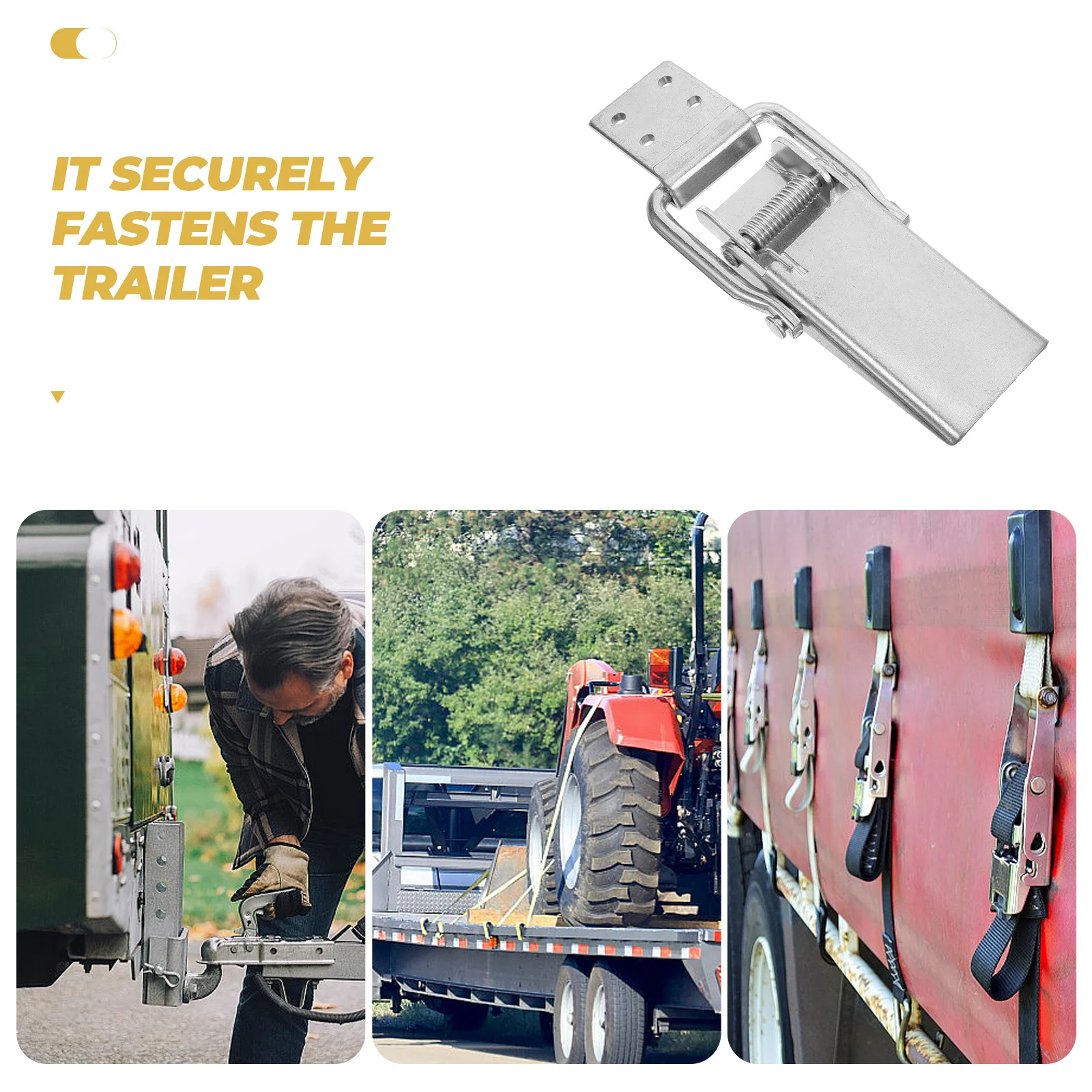 Heavy Duty Trailer Coupler Hasp Metal Lock Pin Replacement Square Hitch Retainer Safety Buckle For Truck Container Van Door Hasp
Heavy Duty Trailer Coupler Hasp Metal Lock Pin Replacement Square Hitch Retainer Safety Buckle For Truck Container Van Door Hasp