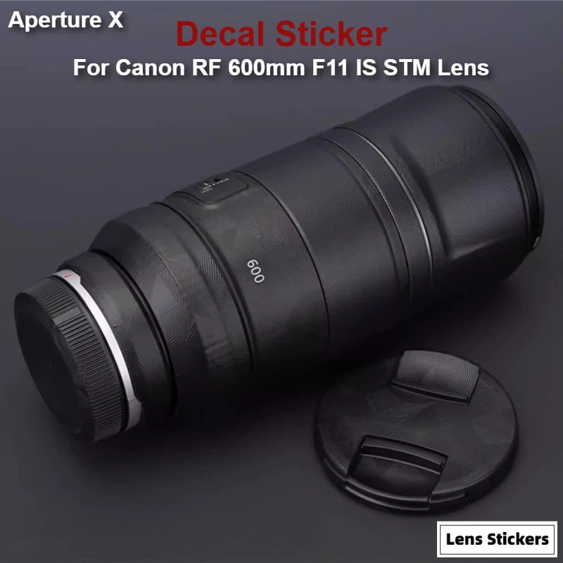 For Canon RF 600mm F11 IS STM Lens Sticker Anti-Scratch Coat Wrap Protective Film Body Protector Decal Skin