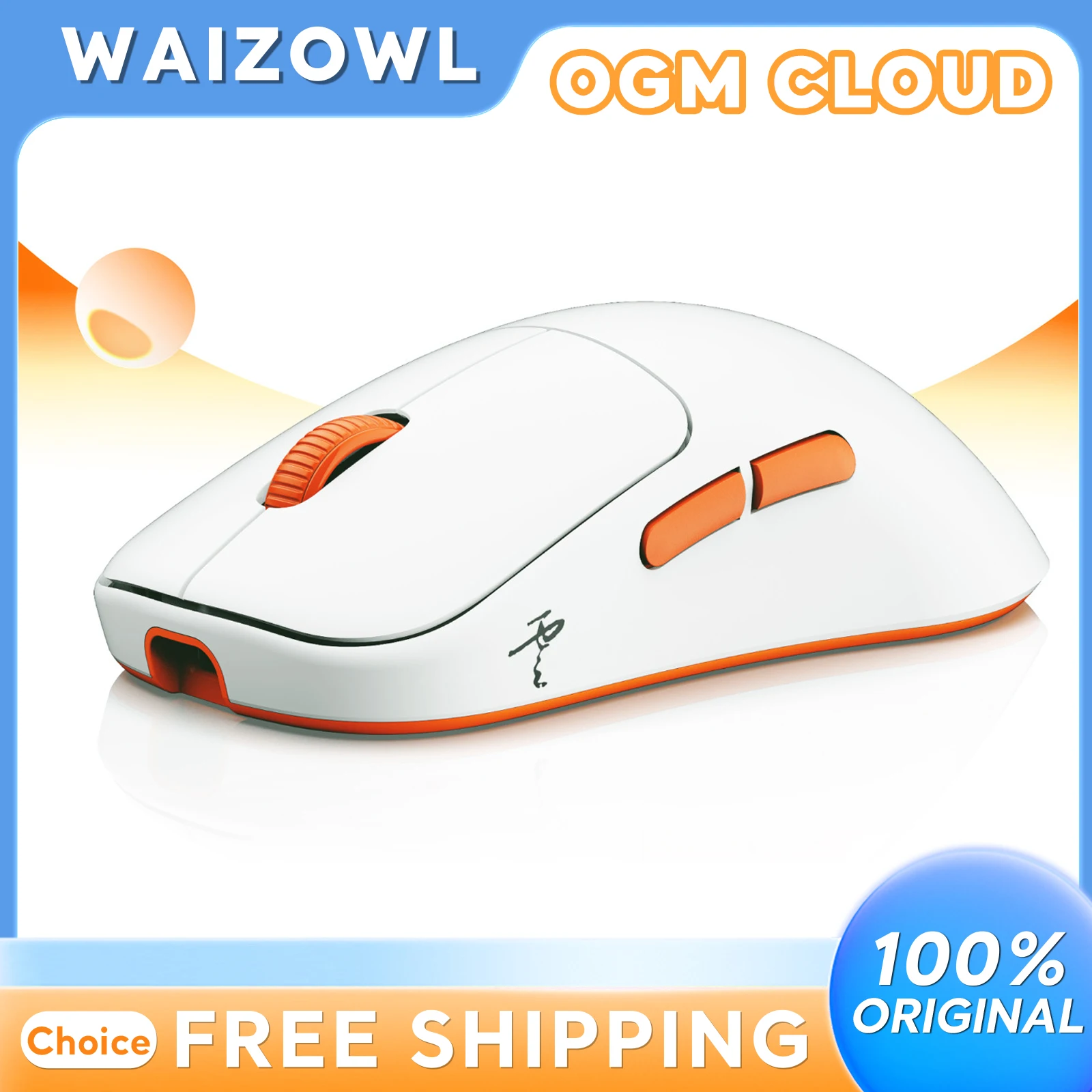 Waizowl OGM CLOUD Wireless Gaming Mouse Ogm Cloud Paw3395 55g 4khz Tri Mode Symmetrical Esports Medium Large Hand Claw Palm Grip
Waizowl OGM CLOUD Wireless Gaming Mouse Ogm Cloud Paw3395 55g 4khz Tri Mode Symmetrical Esports Medium Large Hand Claw Palm Grip