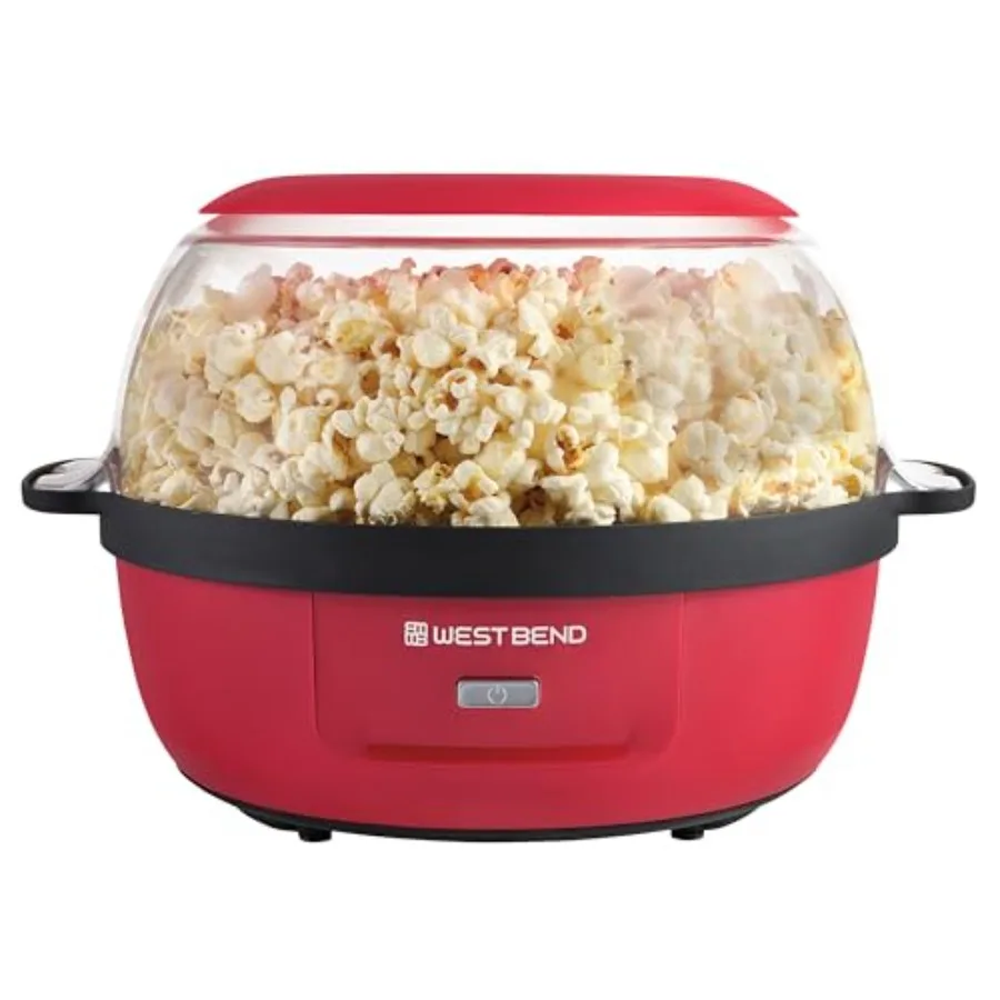 Аппарат для приготовления попкорна Stir Crazy Hot Oil с большой чашей, крышкой и палкой для перемешивания, 6-квартовый. Красный
Аппарат для приготовления попкорна Stir Crazy Hot Oil с большой чашей, крышкой и палкой для перемешивания, 6-квартовый. Красный