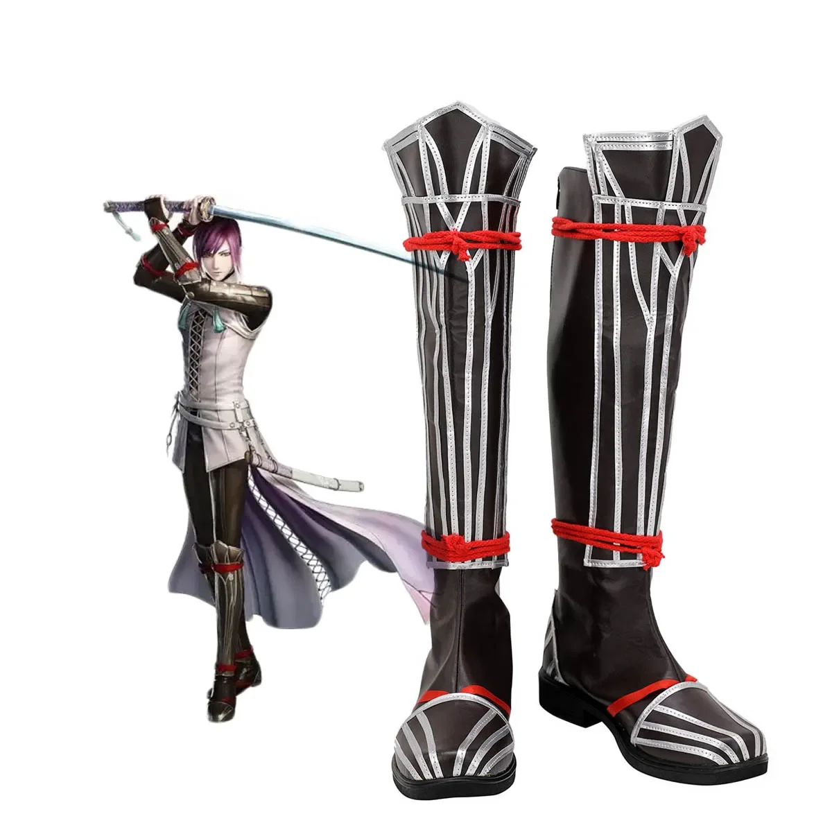 Touken Ranbu Warriors Omokage Cosplay Boots Customized Leather Shoes for Unisex
Touken Ranbu Warriors Omokage Cosplay Boots Customized Leather Shoes for Unisex
