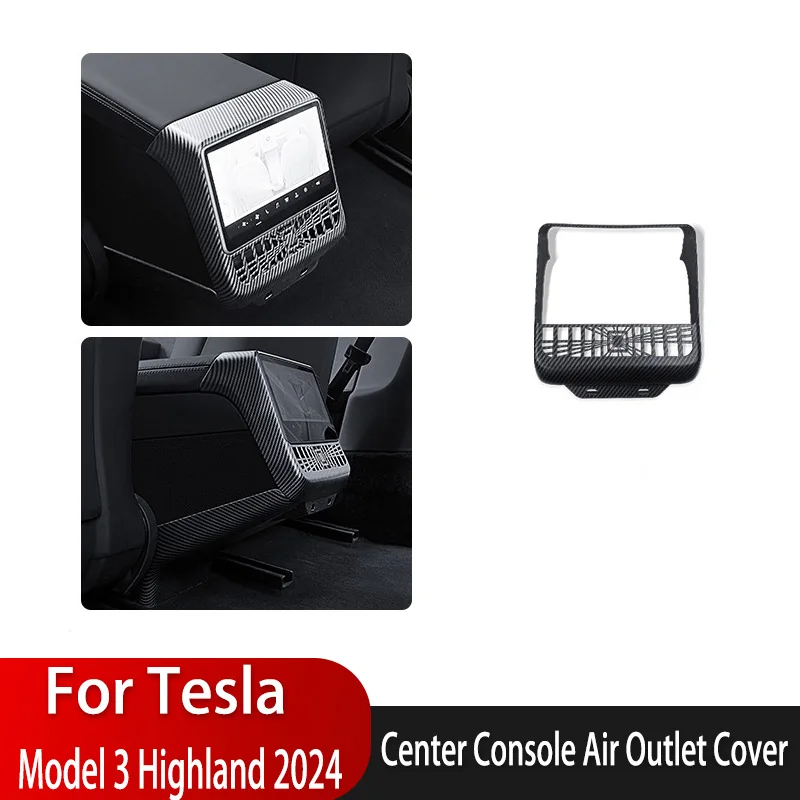 Задняя центральная консоль для Tesla Model 3 Highland 2024, крышка для выхода воздуха, пылезащитная крышка для вентиляционного отверстия, автомобильный Стайлинг, аксессуары для интерьера
Задняя центральная консоль для Tesla Model 3 Highland 2024, крышка для выхода воздуха, пылезащитная крышка для вентиляционного отверстия, автомобильный Стайлинг, аксессуары для интерьера