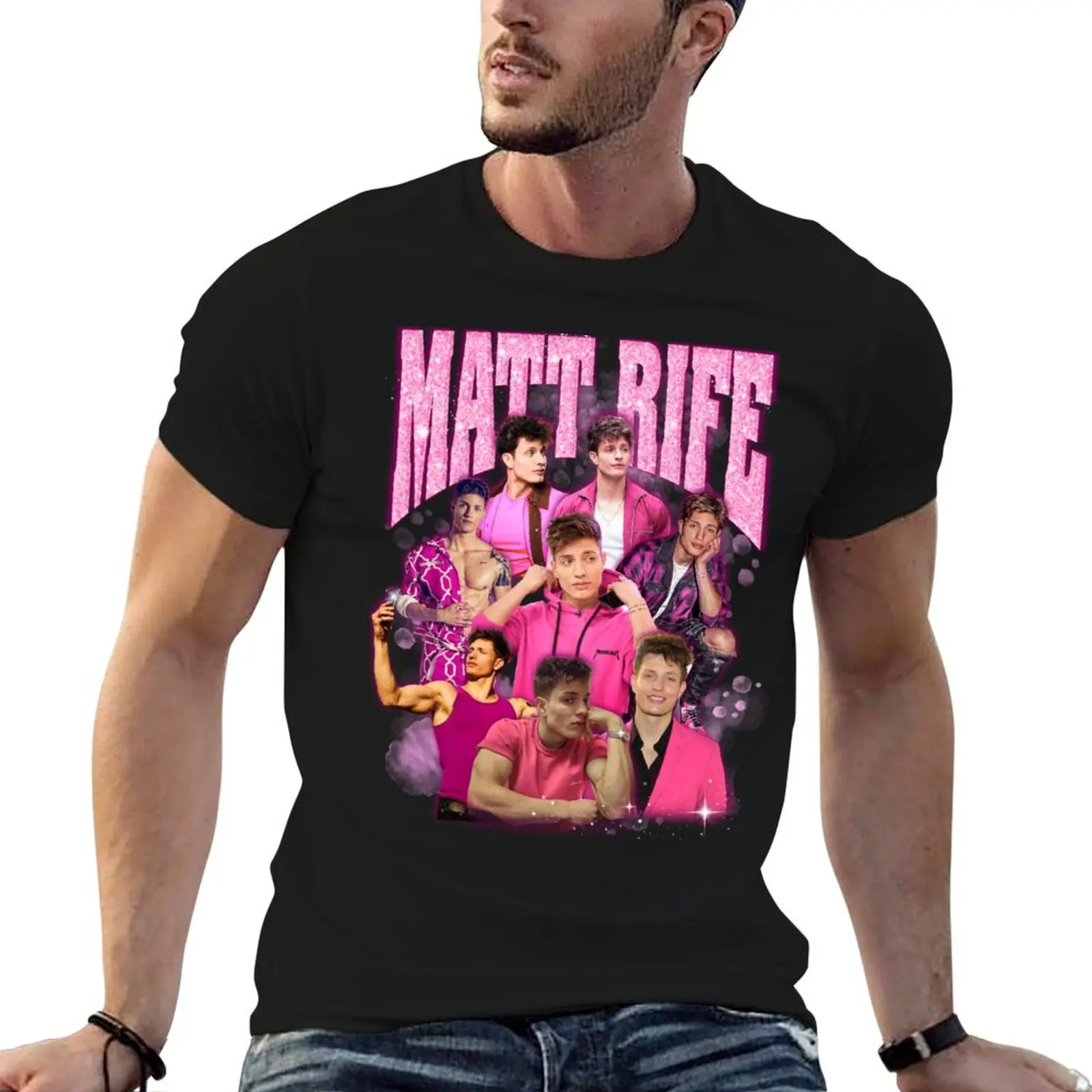 Matt Rife in Pink T-Shirt man t shirt cotton t shirt man plain t shirt custom print T-shirt
Matt Rife in Pink T-Shirt man t shirt cotton t shirt man plain t shirt custom print T-shirt
