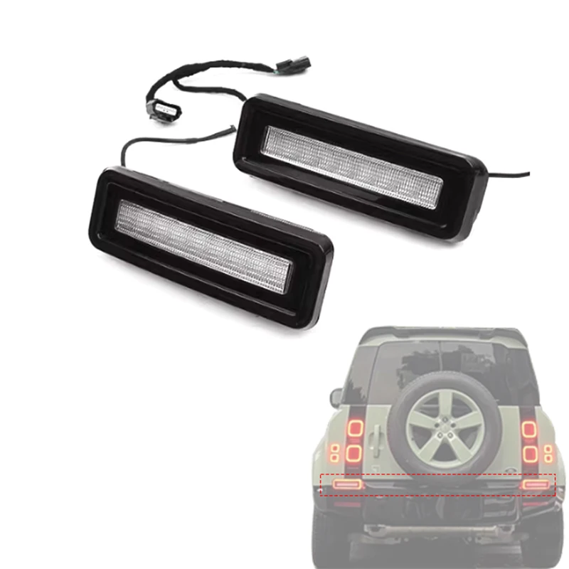 For Land Rover Defender 90/110/130 Rear Reversing Light Hot Sale Black Shell LED Turn Signal Lights Brake Light
For Land Rover Defender 90/110/130 Rear Reversing Light Hot Sale Black Shell LED Turn Signal Lights Brake Light