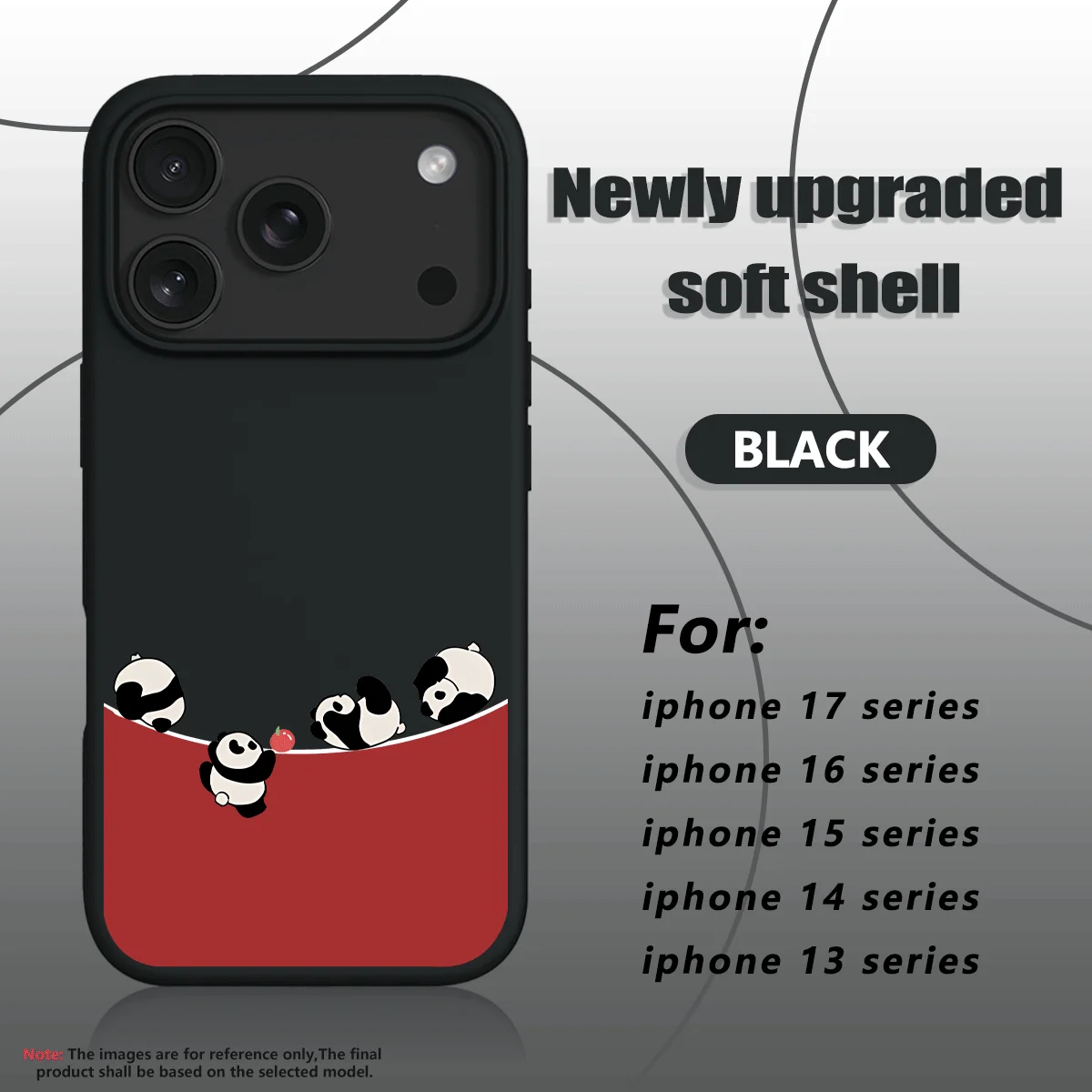 Милый мультяшный чехол для телефона с большим отверстием, подходит для iPhone 17 Pro Max, 17 pro, 17 и других моделей iPhone, противоскользящий и мягкий
Милый мультяшный чехол для телефона с большим отверстием, подходит для iPhone 17 Pro Max, 17 pro, 17 и других моделей iPhone, противоскользящий и мягкий