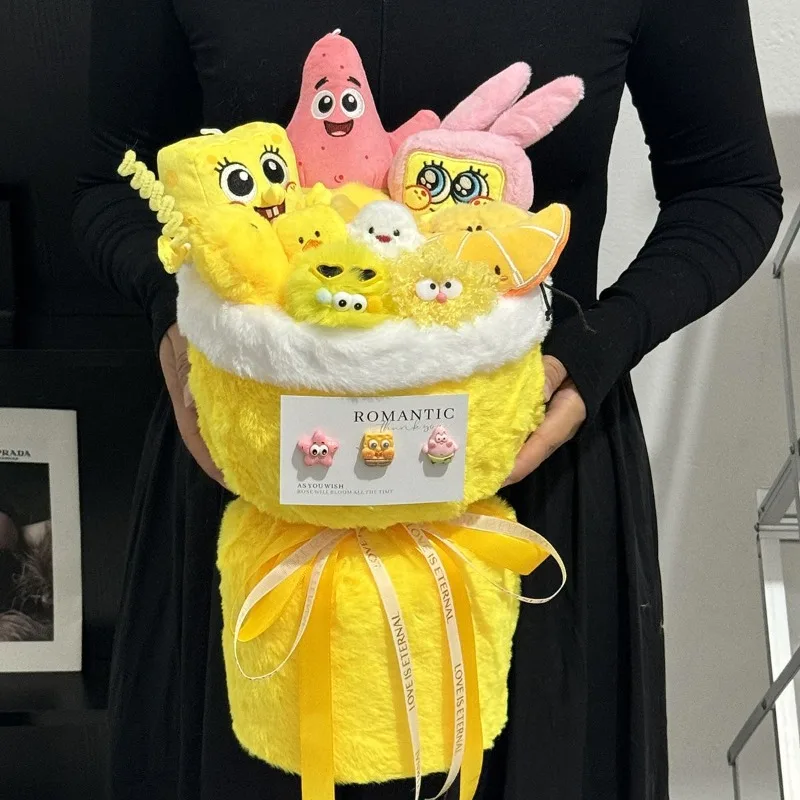 Anime Christmas Special SpongeBo and Patrick Doll Bouquet Finished Product Great Bday Present for Female Friends Kawaii 2026 New
Anime Christmas Special SpongeBo and Patrick Doll Bouquet Finished Product Great Bday Present for Female Friends Kawaii 2026 New