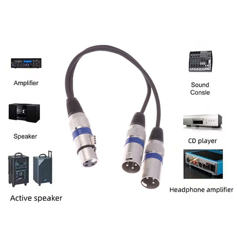 30 см XLR разветвитель 3-контактный разъем «папа» на двойной «мама» микшерный микрофон аудиокабель-адаптер для усилителя динамика
30 см XLR разветвитель 3-контактный разъем «папа» на двойной «мама» микшерный микрофон аудиокабель-адаптер для усилителя динамика