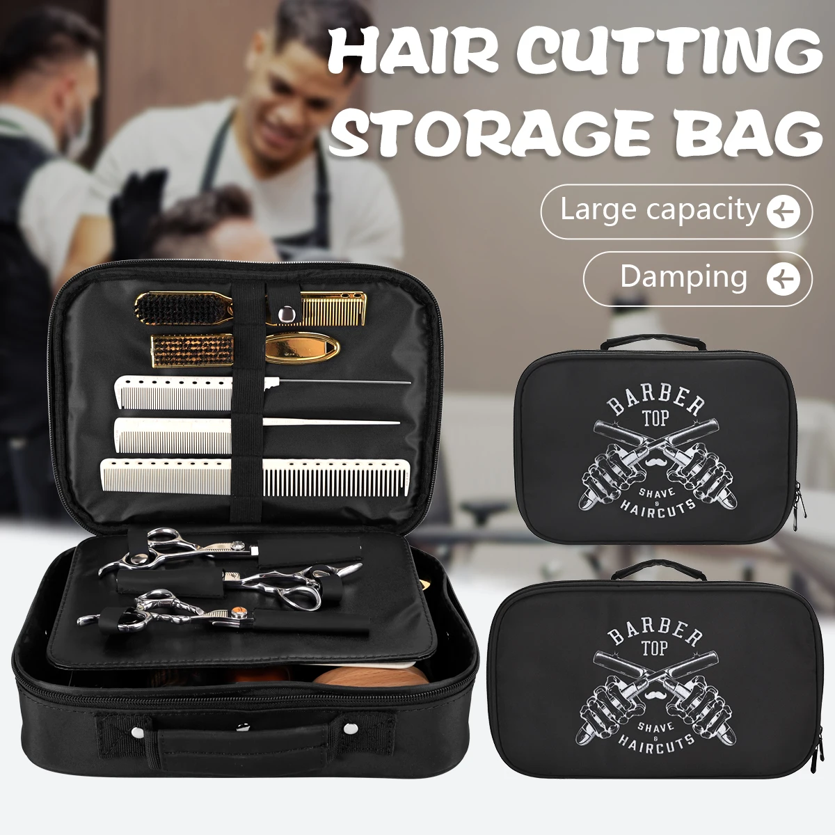 Barber Electric Clipper Bag Salon Hairdressing Tool Storage Bag Carrying Travel Shaver Organizer Trimmer Holder Bag
Barber Electric Clipper Bag Salon Hairdressing Tool Storage Bag Carrying Travel Shaver Organizer Trimmer Holder Bag