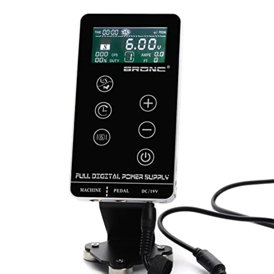 BRONC Professional Tattoo Power Supply Touch Screen Digital LCD for Tattoo Machines
BRONC Professional Tattoo Power Supply Touch Screen Digital LCD for Tattoo Machines