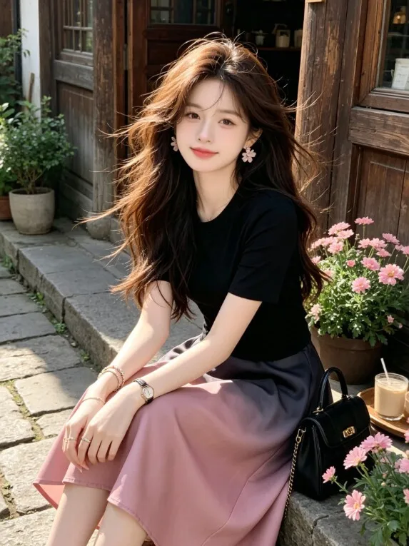 Elegant Gentle Wind Two-Piece Set Top And Half Skirt Comfortable Mid-Summer Fashion for Women High Waist Midi Skirt round Neck
Elegant Gentle Wind Two-Piece Set Top And Half Skirt Comfortable Mid-Summer Fashion for Women High Waist Midi Skirt round Neck