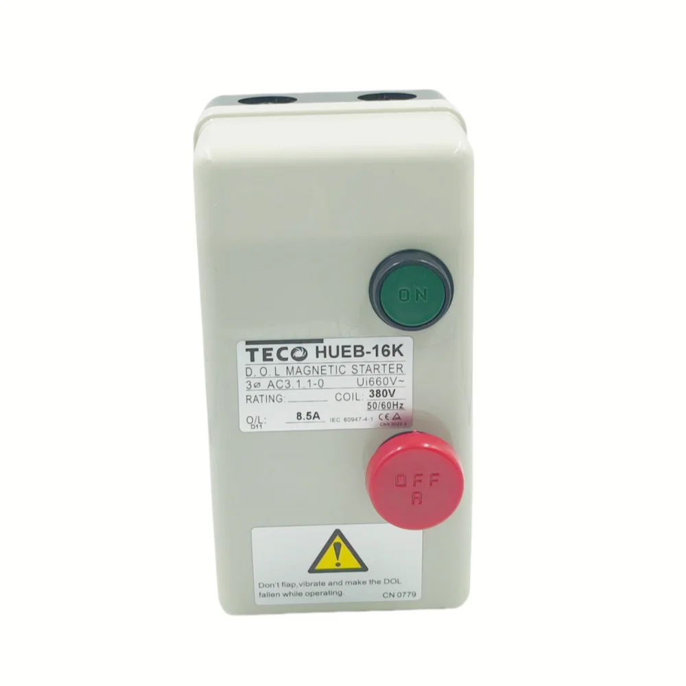 HUEB-16K Three Phase 3Pole 12.5-18A 5.5KW 7.37HP Magnetic Motor Starter 380V Coil
HUEB-16K Three Phase 3Pole 12.5-18A 5.5KW 7.37HP Magnetic Motor Starter 380V Coil