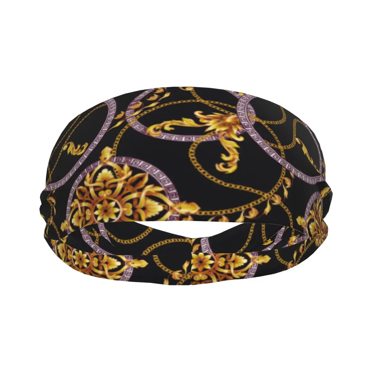 Sports Sweatband Breathable Headband Sweat Hair Head Band Golden Baroque Pattern Yoga Headband
Sports Sweatband Breathable Headband Sweat Hair Head Band Golden Baroque Pattern Yoga Headband