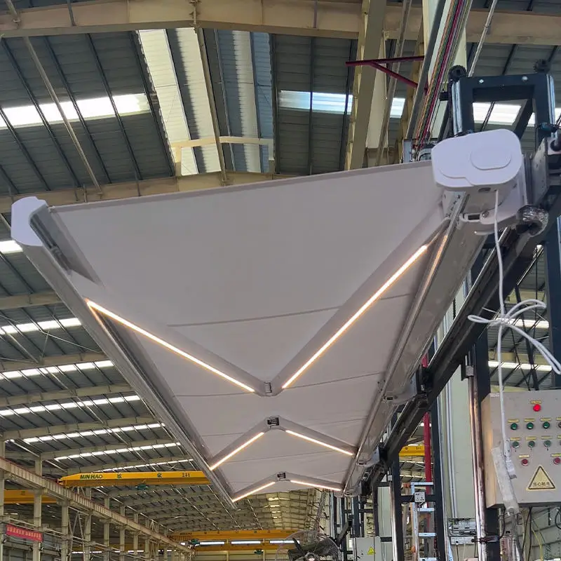 Factory Custom Made 5×4 6×4M Luxurious Outdoor Sunshade Waterproof Electric Retractable Patio Awning Value for Money Canopy
Factory Custom Made 5×4 6×4M Luxurious Outdoor Sunshade Waterproof Electric Retractable Patio Awning Value for Money Canopy
