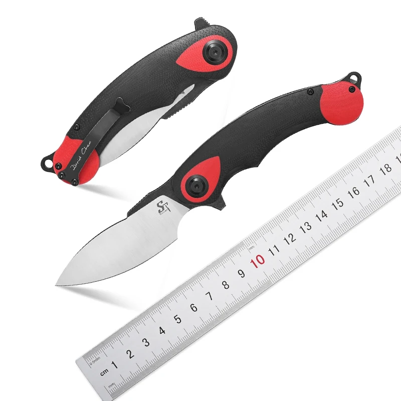 Sitivien ST157 Folding Knife 14C28N Steel Blade G10/Micarta Handle EDC Pocket Knifes for Camping Hiking Survival Collection
Sitivien ST157 Folding Knife 14C28N Steel Blade G10/Micarta Handle EDC Pocket Knifes for Camping Hiking Survival Collection