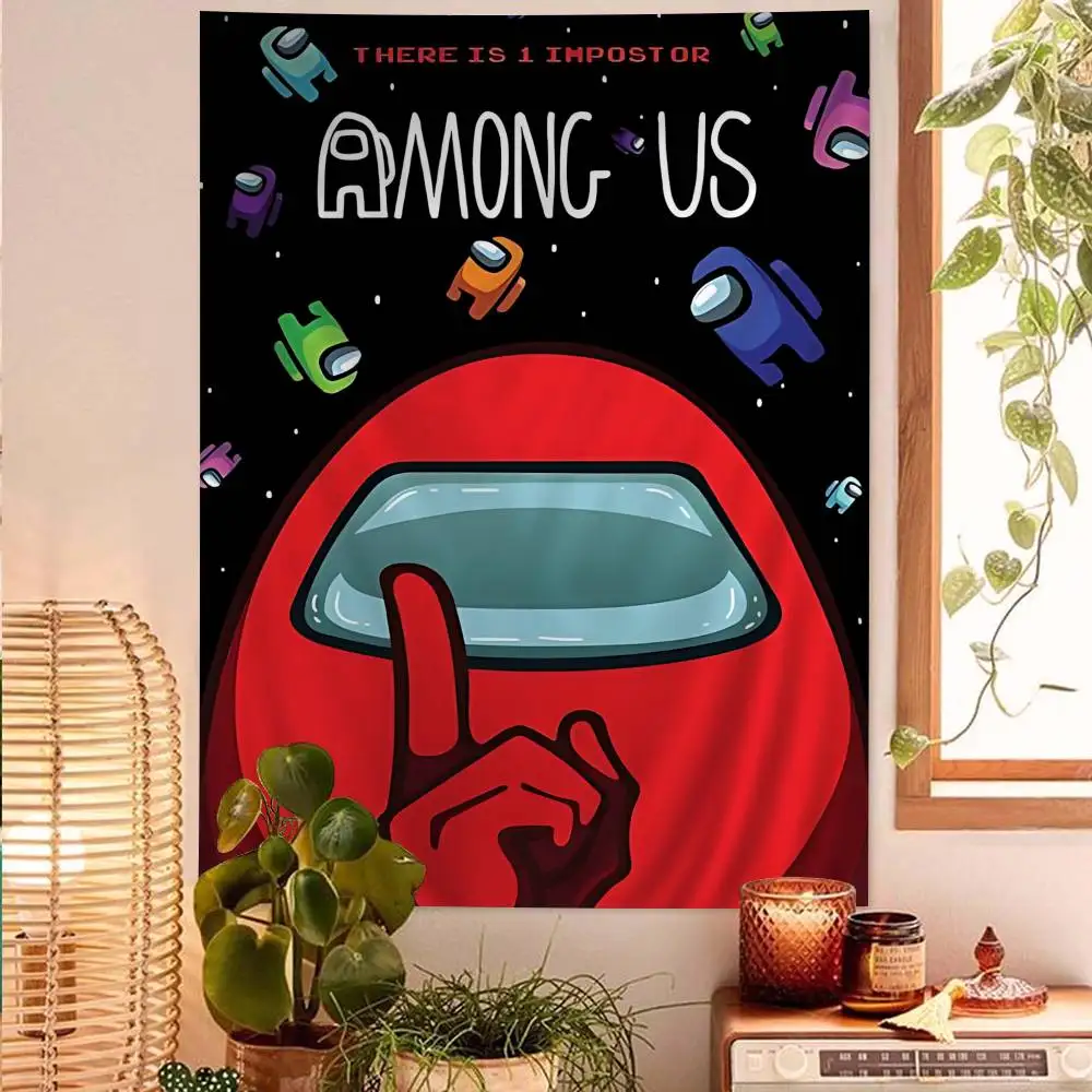 Popular Game A-Among Us Printed Large Wall Tapestry Indian Buddha Wall Decoration Witchcraft Bohemian Hippie Wall Art Decor
Popular Game A-Among Us Printed Large Wall Tapestry Indian Buddha Wall Decoration Witchcraft Bohemian Hippie Wall Art Decor