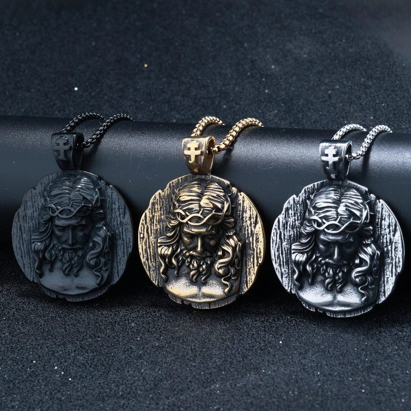 Vintage Saint Benedict Pendants Necklace Stainless Steel Pearl Chain Jewelry Party Gift
Vintage Saint Benedict Pendants Necklace Stainless Steel Pearl Chain Jewelry Party Gift
