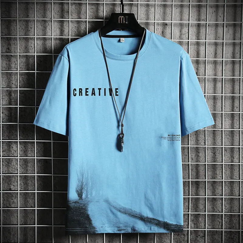 Summer Fashion Printed Korean T-shirts Casual Letter Men's Clothing Round Neck Commute All-match Long Sleeve Daily Pullovers New
Summer Fashion Printed Korean T-shirts Casual Letter Men's Clothing Round Neck Commute All-match Long Sleeve Daily Pullovers New
