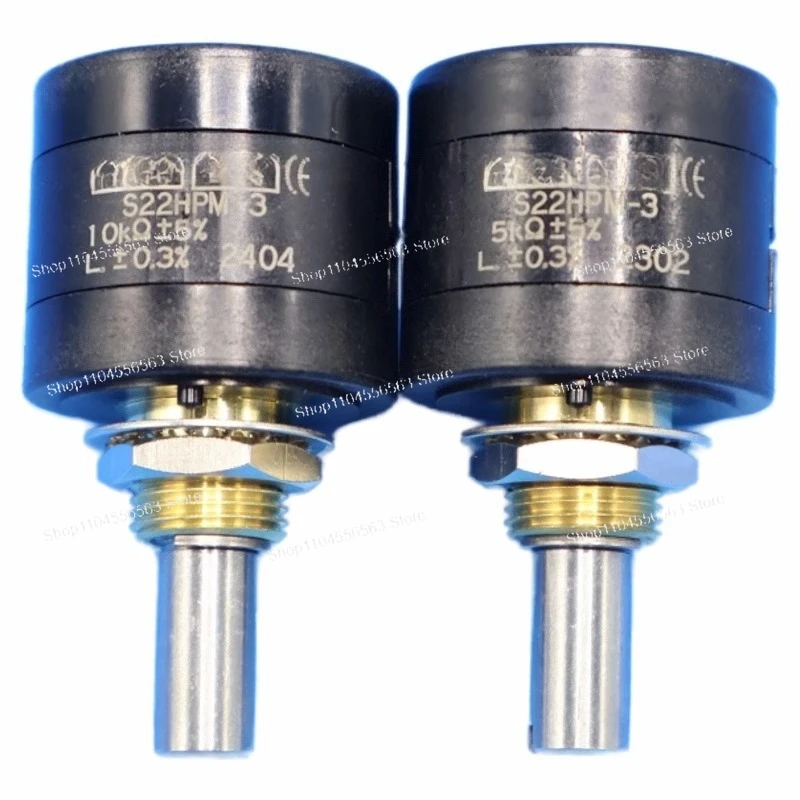 S22HPM-3 Оригинальный импортный прецизионный потенциометр — 3-оборотный многооборотный, варианты сопротивления 1k/5K/10K
S22HPM-3 Оригинальный импортный прецизионный потенциометр — 3-оборотный многооборотный, варианты сопротивления 1k/5K/10K