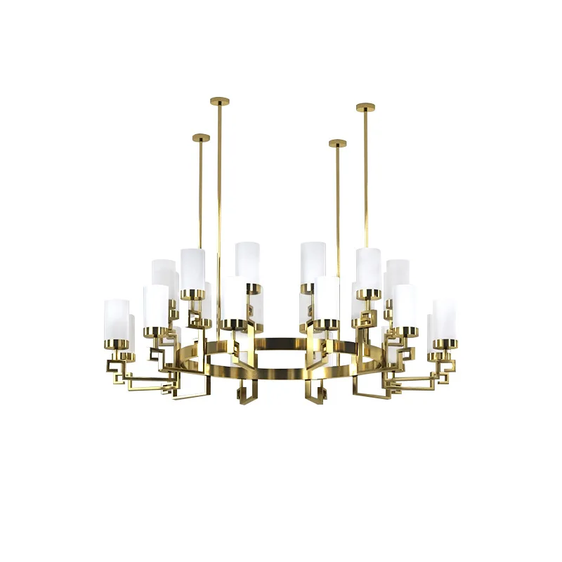 New Chinese light luxury crystal living room chandelier villa hall duplex building restaurant hotel lobby hotel box chandelier
New Chinese light luxury crystal living room chandelier villa hall duplex building restaurant hotel lobby hotel box chandelier