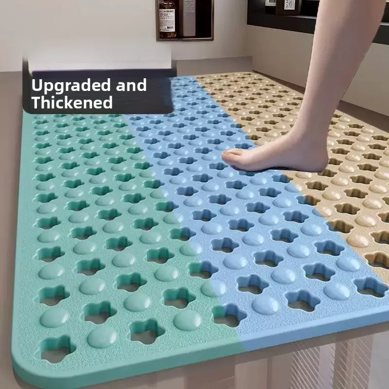 Bathroom Anti-Slip Mat Silicone Bath Tub Suction Cup Foot Pad Home Decorative Floor Mat Simple Style Machine Washable EVA Back
Bathroom Anti-Slip Mat Silicone Bath Tub Suction Cup Foot Pad Home Decorative Floor Mat Simple Style Machine Washable EVA Back