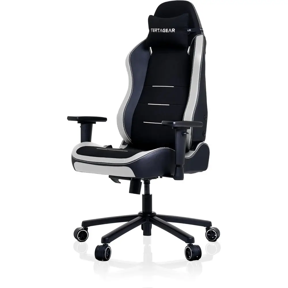 Ergonomic Gaming Chair with ContourMax Lumbar Support and VertaAir Seat - Black/White
Ergonomic Gaming Chair with ContourMax Lumbar Support and VertaAir Seat - Black/White