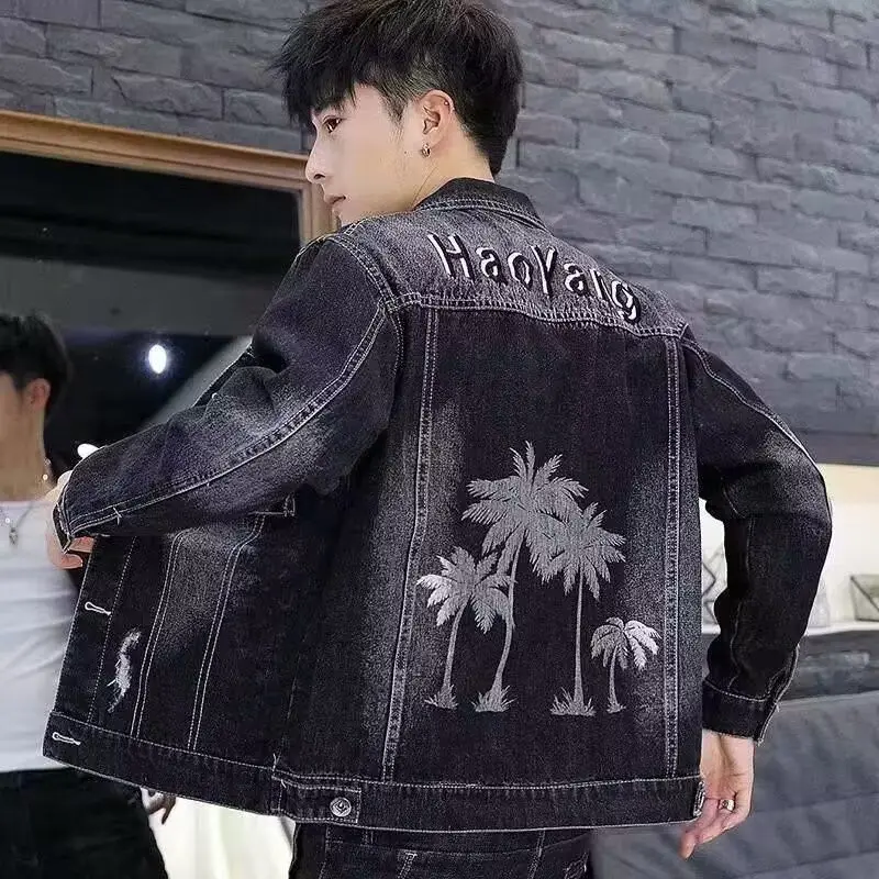 Loose Men's Jaet 2024 Spring Autumn Sli Harajuku Sle Trendy Korean Version Hong Kong Sle Street Faion Outerwear
Loose Men's Jaet 2024 Spring Autumn Sli Harajuku Sle Trendy Korean Version Hong Kong Sle Street Faion Outerwear