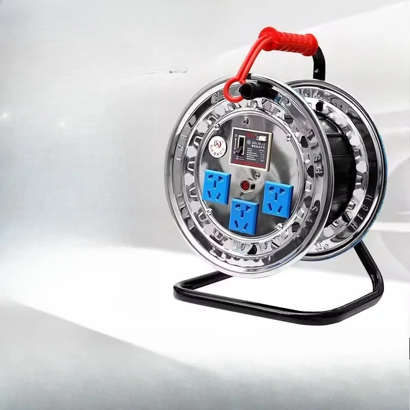 Stainless Steel Mobile Cable Reel Industrial Grade High Power Wire Reel Wire Reel with Socket Leak
Stainless Steel Mobile Cable Reel Industrial Grade High Power Wire Reel Wire Reel with Socket Leak