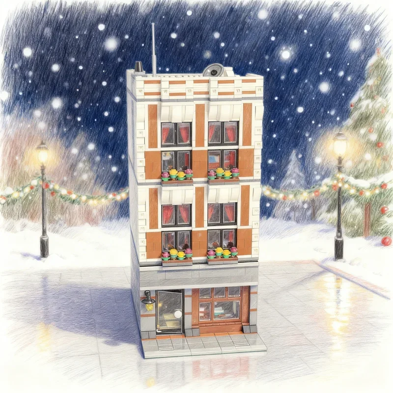 2864 детали MOC Модульный книжный магазин, модель городского пейзажа, строительные блоки, архитектурные игрушки, рождественские подарки, развивающие идеи для детей
2864 детали MOC Модульный книжный магазин, модель городского пейзажа, строительные блоки, архитектурные игрушки, рождественские подарки, развивающие идеи для детей