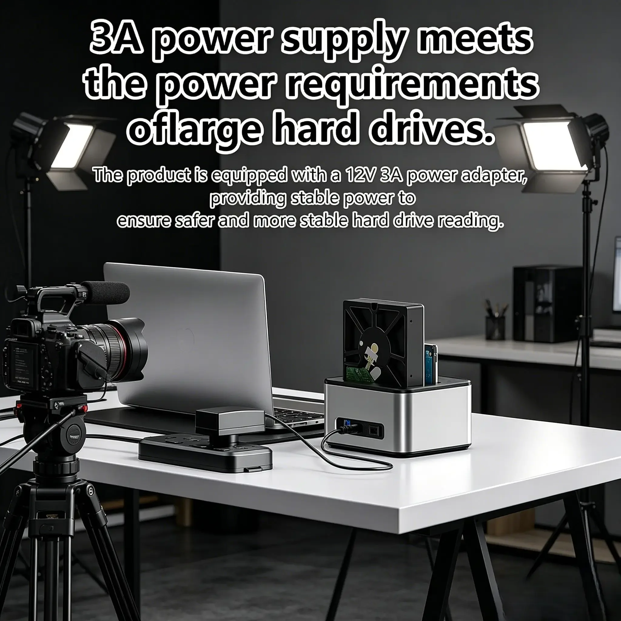 Portable 2‑Bay SATA HDD SSD Docking Station, USB 3.0 Hard Drive Enclosure with Offline Clone Duplicator for 2.5/3.5 Inch Drives
Portable 2‑Bay SATA HDD SSD Docking Station, USB 3.0 Hard Drive Enclosure with Offline Clone Duplicator for 2.5/3.5 Inch Drives