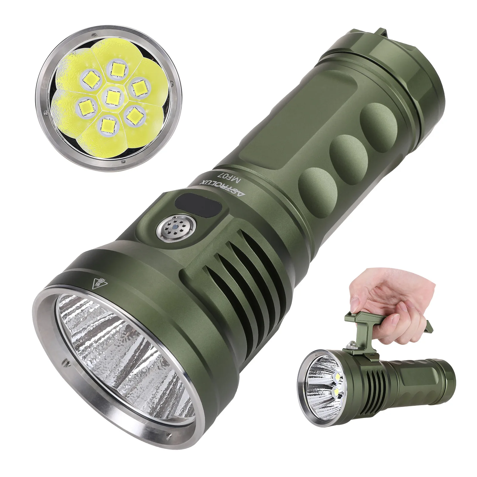 Astrolux MF07 7SFH55.2 LED Search Flashlight 46950 Battery 21000LM 15 Days Runtime Type-C Rechargeable LED Torch Hiking Camping
Astrolux MF07 7SFH55.2 LED Search Flashlight 46950 Battery 21000LM 15 Days Runtime Type-C Rechargeable LED Torch Hiking Camping
