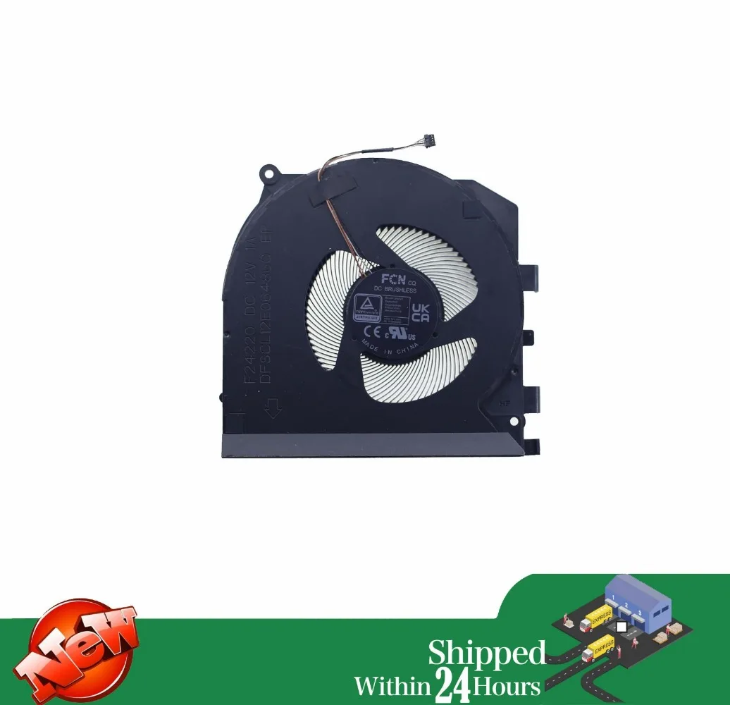 for Laptop Cooling Fan F24220 DC12V 1A DFSCL12E06486Q EP 4-Pin
for Laptop Cooling Fan F24220 DC12V 1A DFSCL12E06486Q EP 4-Pin