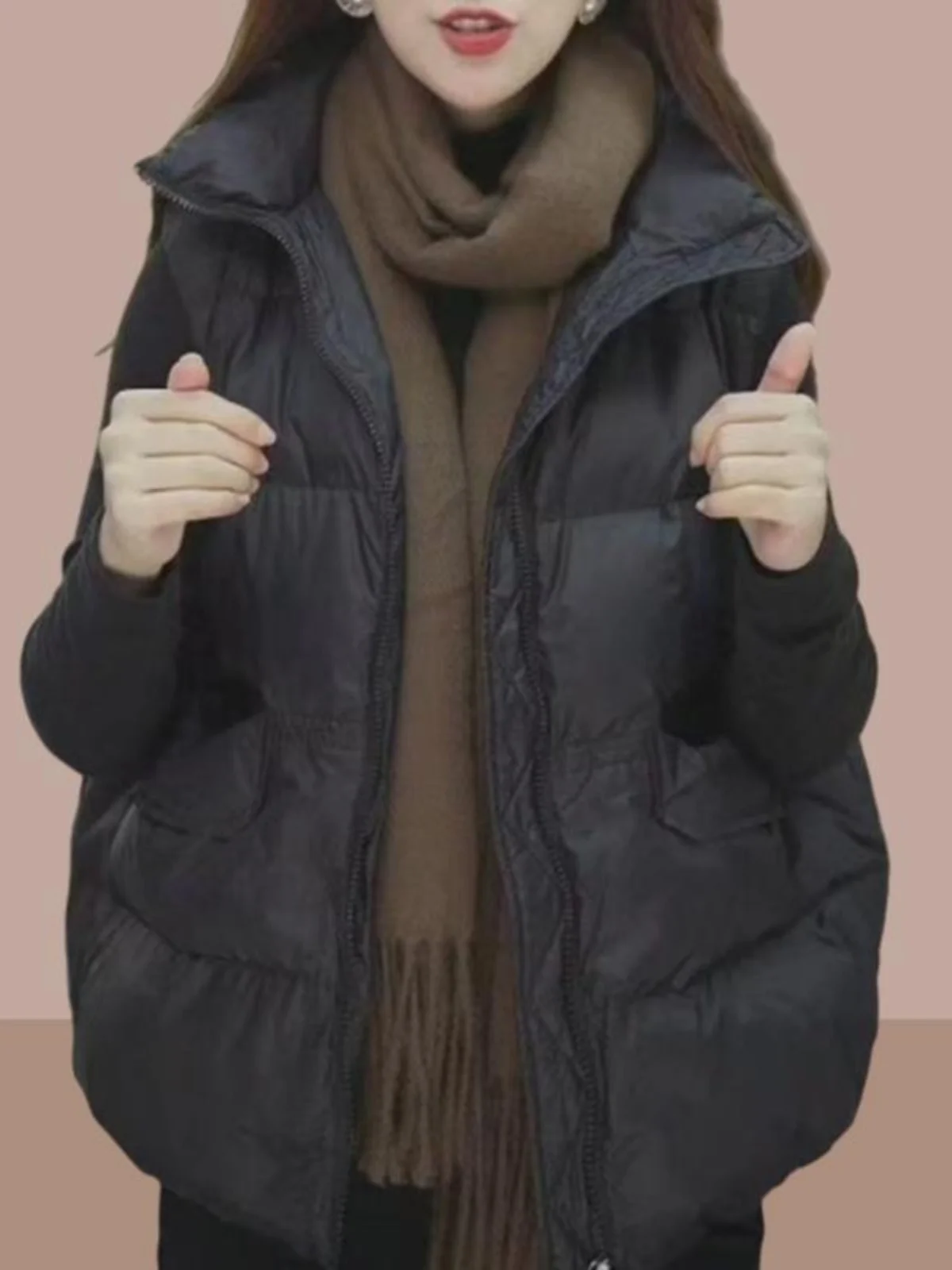 Women's down Cotton Vest Outerwear Faionable Autumn Winter New Sle Mid-Length Zipper Closure Color Commute Sle
Women's down Cotton Vest Outerwear Faionable Autumn Winter New Sle Mid-Length Zipper Closure Color Commute Sle