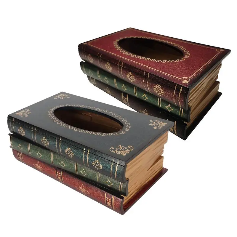 Tissue Holders Creative Wooden Tissue Box Retro Book Style Tissue Box Organizing Products for Dining Room Living Room accessory
Tissue Holders Creative Wooden Tissue Box Retro Book Style Tissue Box Organizing Products for Dining Room Living Room accessory