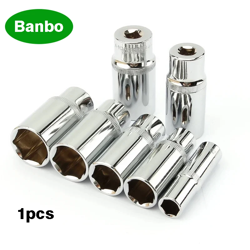 1Pcs 3/8”Drive 6-Point Deep socket head 10mm Hole Hex Extension Sleeve Head 8/9/10/11/12/13/14/15/16/17/18/19/20/21/22/23/24mm
1Pcs 3/8”Drive 6-Point Deep socket head 10mm Hole Hex Extension Sleeve Head 8/9/10/11/12/13/14/15/16/17/18/19/20/21/22/23/24mm