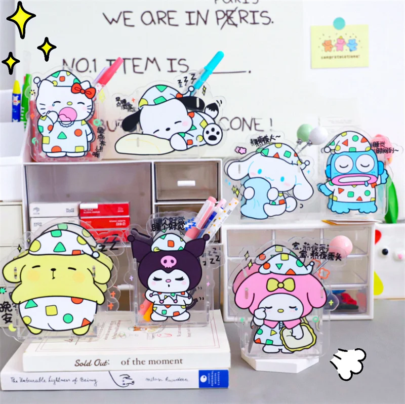6 pcs/lot Transparent Sanrio Kawaii Melody Pochacco Pen Holder Cute Desk Storage Box Stationery School Office Supplies Kids Gift
6 pcs/lot Transparent Sanrio Kawaii Melody Pochacco Pen Holder Cute Desk Storage Box Stationery School Office Supplies Kids Gift