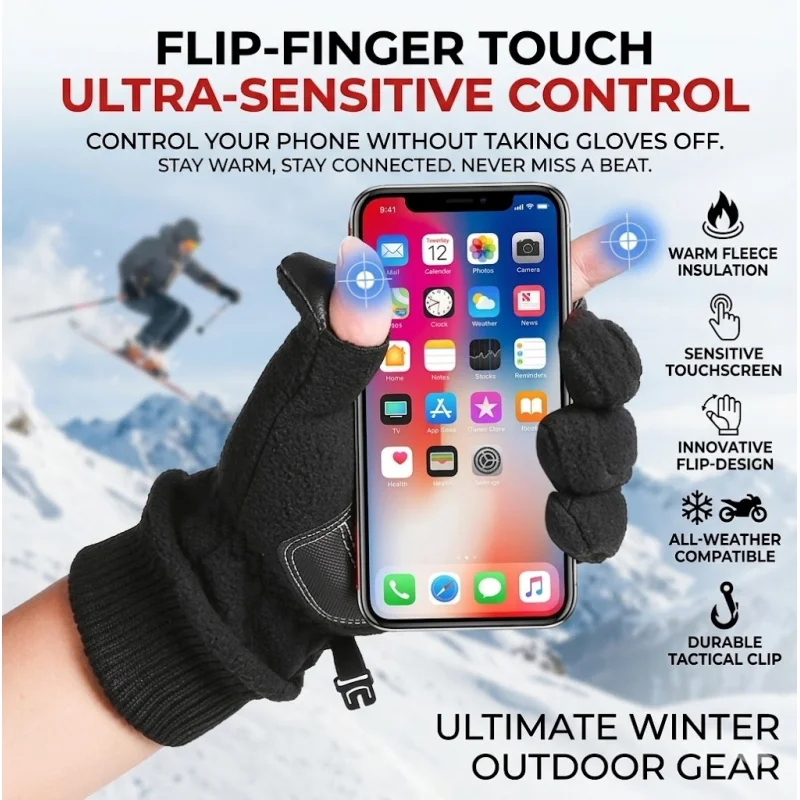 Waterproof Winter Motorcycle Gloves Men Polar Fleece Thermal Ski
Waterproof Winter Motorcycle Gloves Men Polar Fleece Thermal Ski