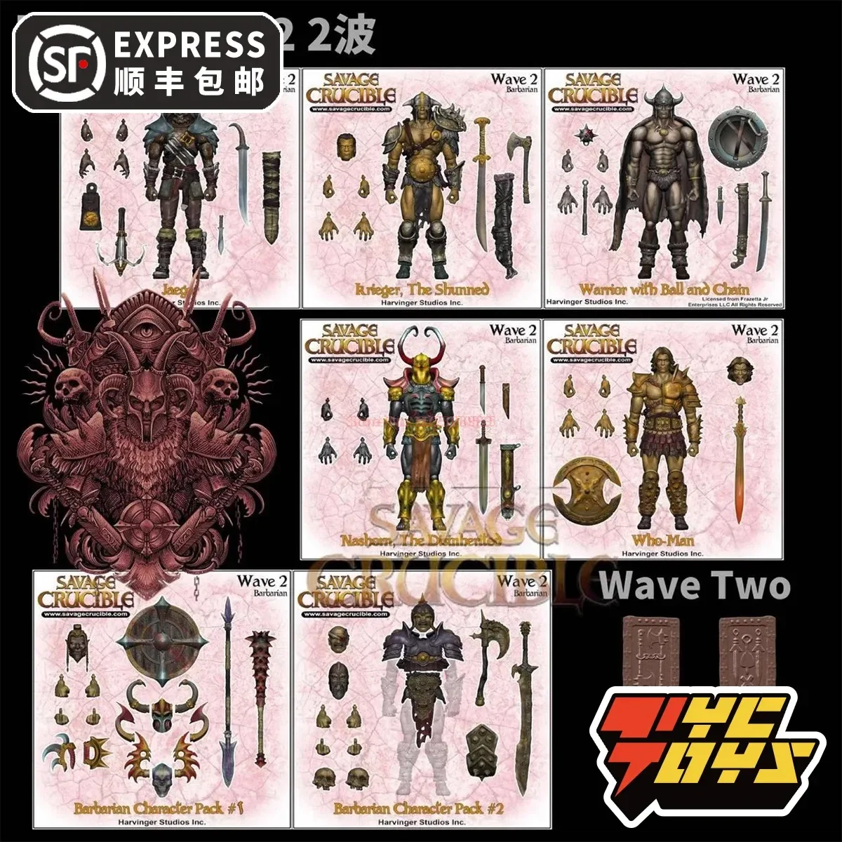 HS Studio 1/12 Scale Male Soldier Barbarian Series Savage Furnace 2 Waves Full Set 6 Inch Action Figure Collectible Model Toys
HS Studio 1/12 Scale Male Soldier Barbarian Series Savage Furnace 2 Waves Full Set 6 Inch Action Figure Collectible Model Toys