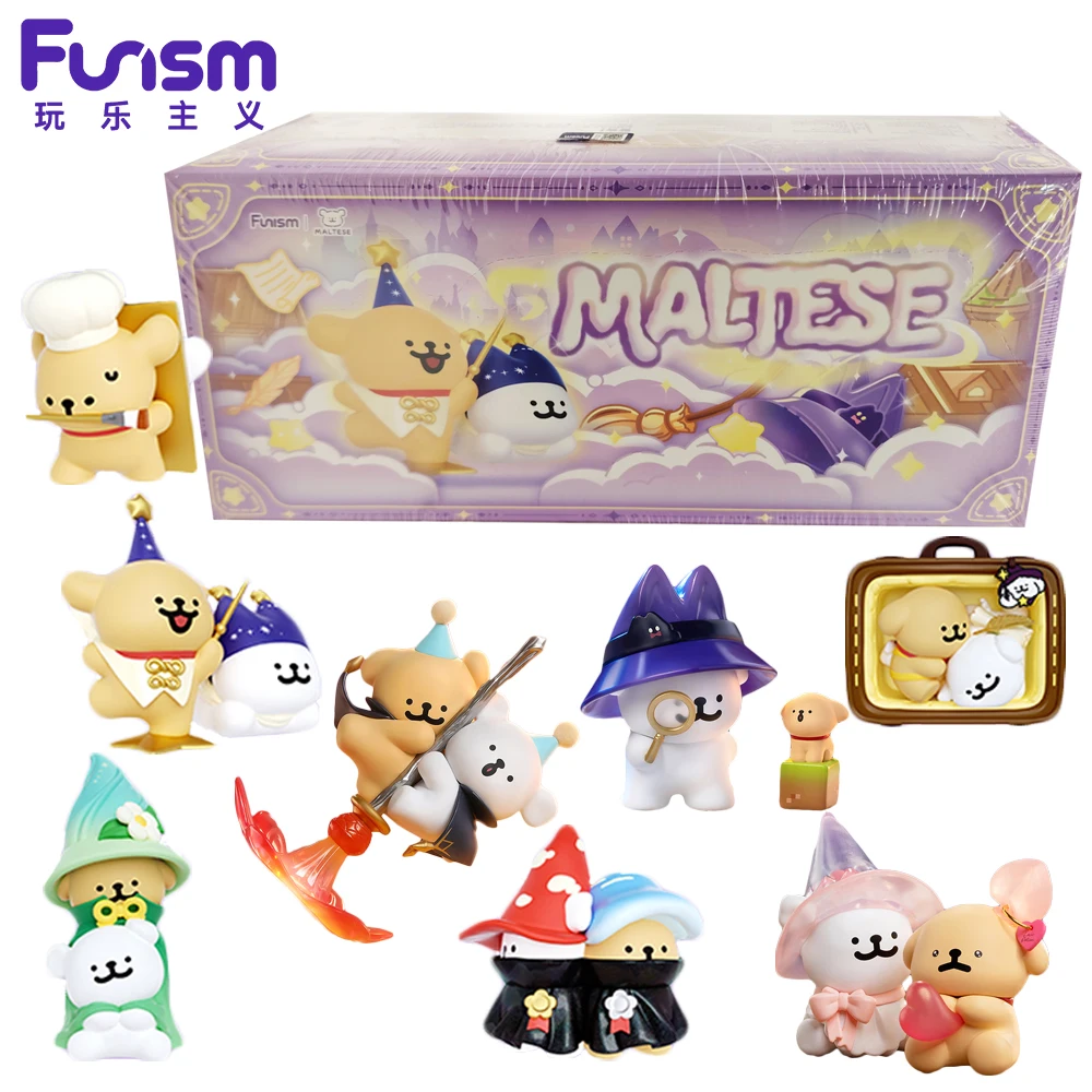 NEW Genuine FUNISM Maltese Blind Box Magic Adventure Team Series Cute Designs Toys Desktop Ornaments Decorative Friends Gifts
NEW Genuine FUNISM Maltese Blind Box Magic Adventure Team Series Cute Designs Toys Desktop Ornaments Decorative Friends Gifts