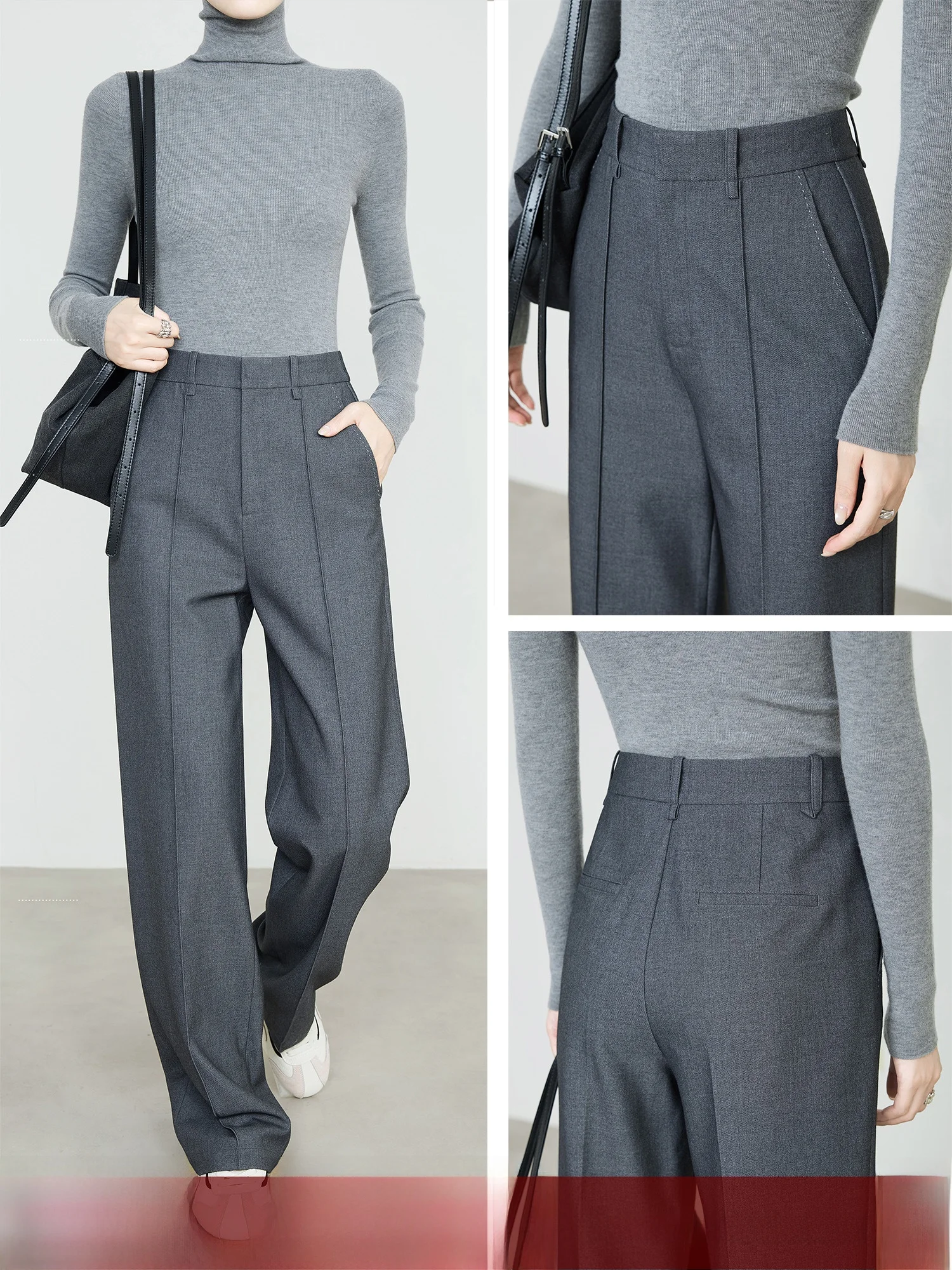 Шерстяные брюки-скинни прямого кроя для женщин, классические брюки с высокой талией на молнии, длинные брюки, весна 2026
Шерстяные брюки-скинни прямого кроя для женщин, классические брюки с высокой талией на молнии, длинные брюки, весна 2026