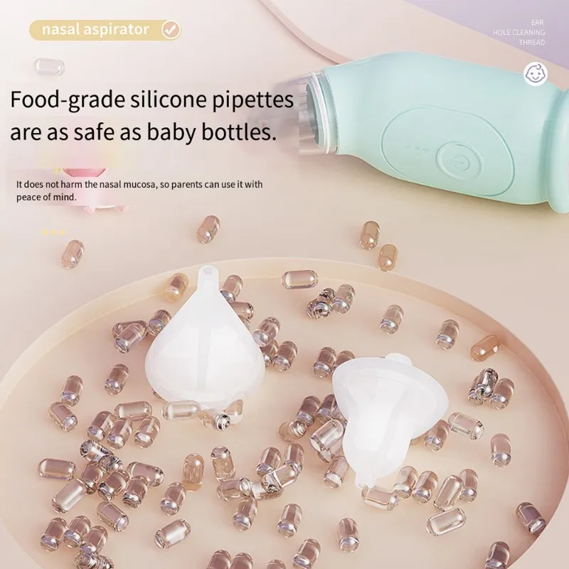 Beauty Nose Cleaner For Infants-Electric Baby Nasal Aspirator-Rechargeable, Portable Nasal Extractor
Beauty Nose Cleaner For Infants-Electric Baby Nasal Aspirator-Rechargeable, Portable Nasal Extractor