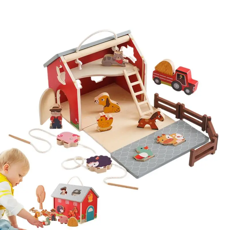 Wooden Montessori Farm Toy Simulation Animals Toys For Children Farm Animal Model Educational Toy For kids games accessories
Wooden Montessori Farm Toy Simulation Animals Toys For Children Farm Animal Model Educational Toy For kids games accessories