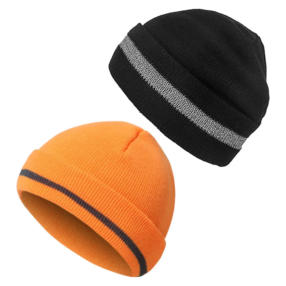 2Pcs Knitted All-Match Reflective Hat for Men Fluorescent Stripe Warm Knit Cap for Night Activities Travel Hiking Jogging Mens
2Pcs Knitted All-Match Reflective Hat for Men Fluorescent Stripe Warm Knit Cap for Night Activities Travel Hiking Jogging Mens