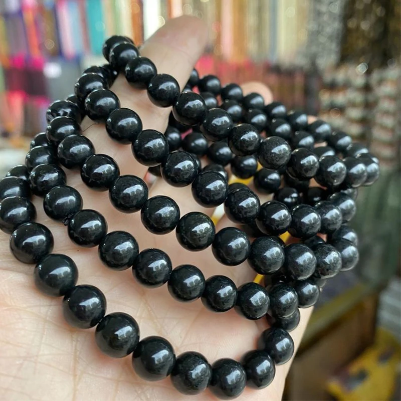 Shungite Stones Bracelet Guaranteed Authentic Natural Shungite Stone from Russia Healing Gem stone Jewelry Bracelet 5g Blocker
Shungite Stones Bracelet Guaranteed Authentic Natural Shungite Stone from Russia Healing Gem stone Jewelry Bracelet 5g Blocker