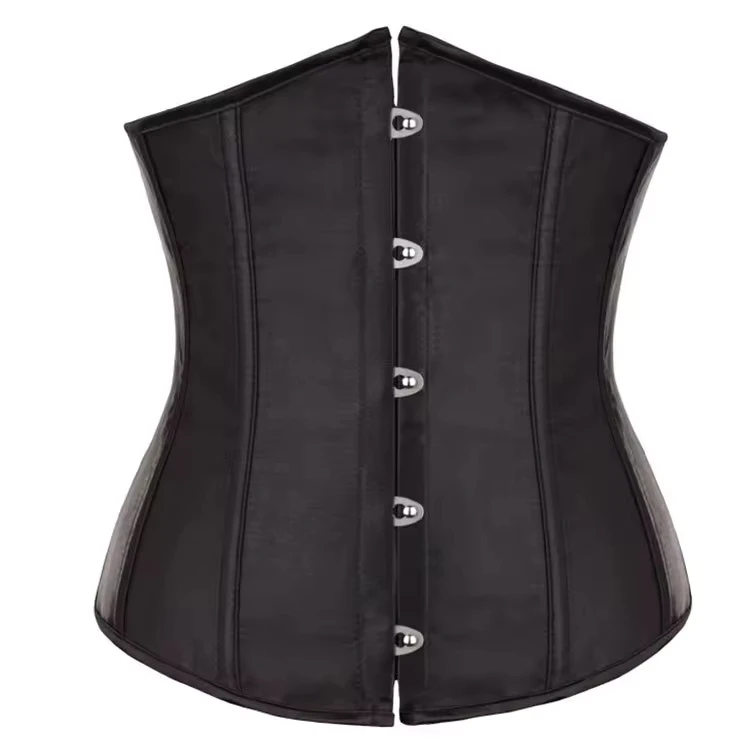 Black Corset Top, 5-Button Satin Shaping Waist Cincher, Waist-Slimming, Back-Tie Fishbone Waist Cincher, Red, Blue
Black Corset Top, 5-Button Satin Shaping Waist Cincher, Waist-Slimming, Back-Tie Fishbone Waist Cincher, Red, Blue