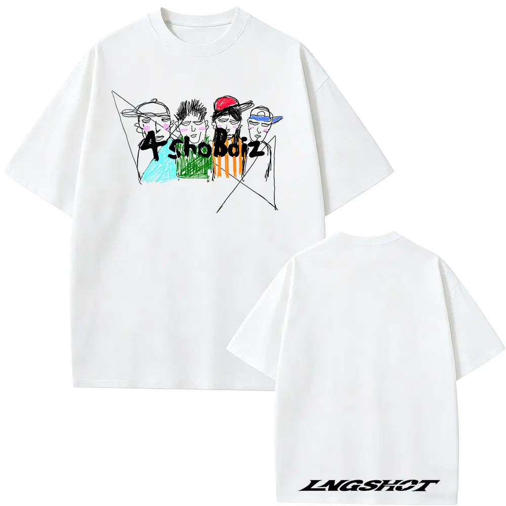 LNGSHOT Kpop Fashion Jay Park Graphic T-shirt 4SHOBOIZ Merch Men's Women Casual High Quality T Shirt Male Hip Hop Trend T-shirts
LNGSHOT Kpop Fashion Jay Park Graphic T-shirt 4SHOBOIZ Merch Men's Women Casual High Quality T Shirt Male Hip Hop Trend T-shirts
