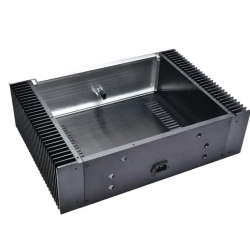All-aluminum power amplifier chassis with heat dissipation on both sides Class A power amplifier chassis
All-aluminum power amplifier chassis with heat dissipation on both sides Class A power amplifier chassis