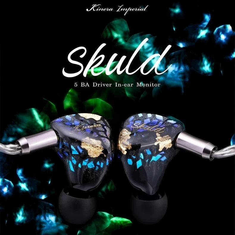 Kinera Imperial Skuld 5BA Drivers IEM HiFi Sound In Ear Earphone Professional Grade Headset with Detachable 4.4mm Balanced Cable
Kinera Imperial Skuld 5BA Drivers IEM HiFi Sound In Ear Earphone Professional Grade Headset with Detachable 4.4mm Balanced Cable