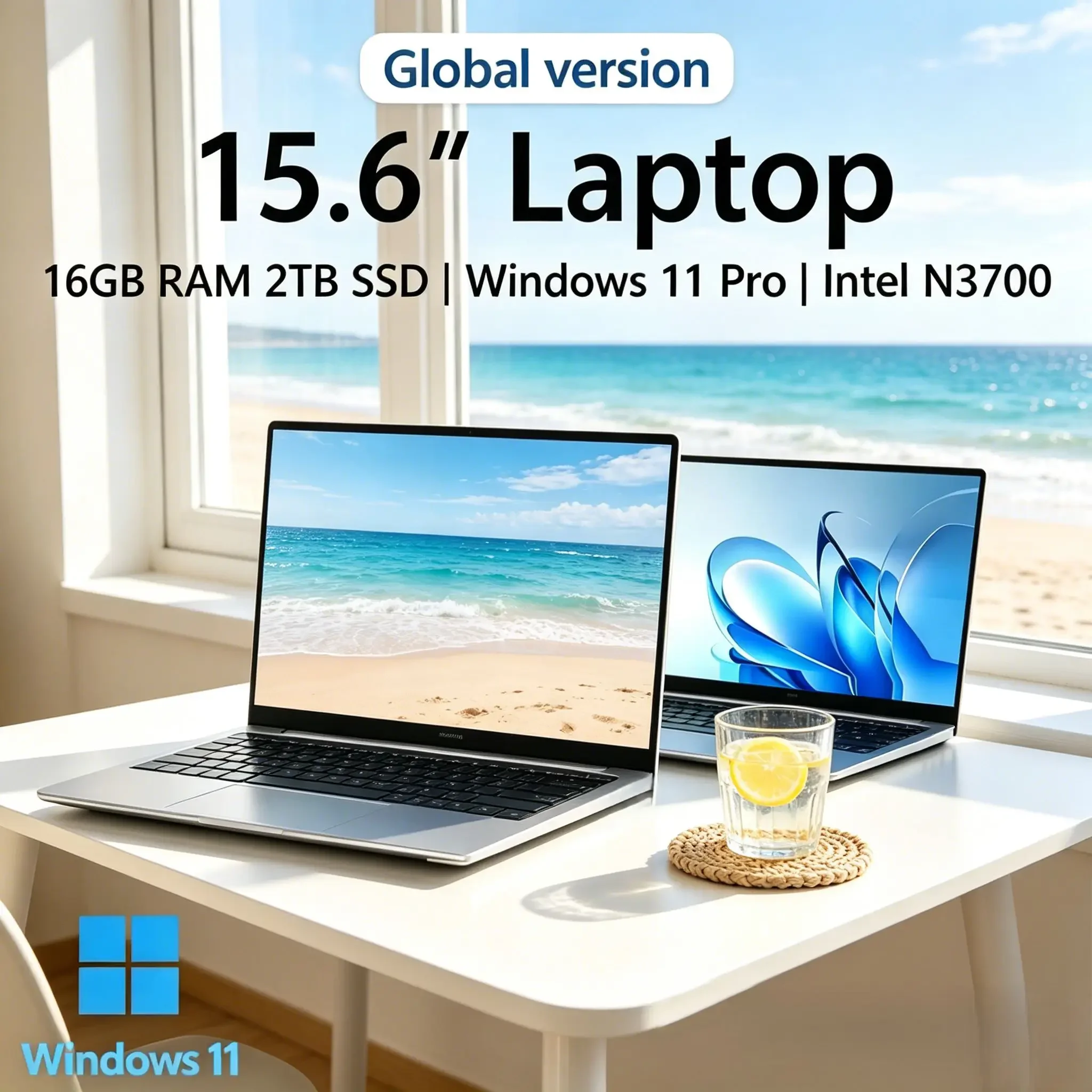 New Arrival 15.6‑Inch Ultra‑Light Slim Notebook Windows 11, 16GB, Large‑Capacity 2TB, 1080P Full HD Screen, Intel N3700
New Arrival 15.6‑Inch Ultra‑Light Slim Notebook Windows 11, 16GB, Large‑Capacity 2TB, 1080P Full HD Screen, Intel N3700